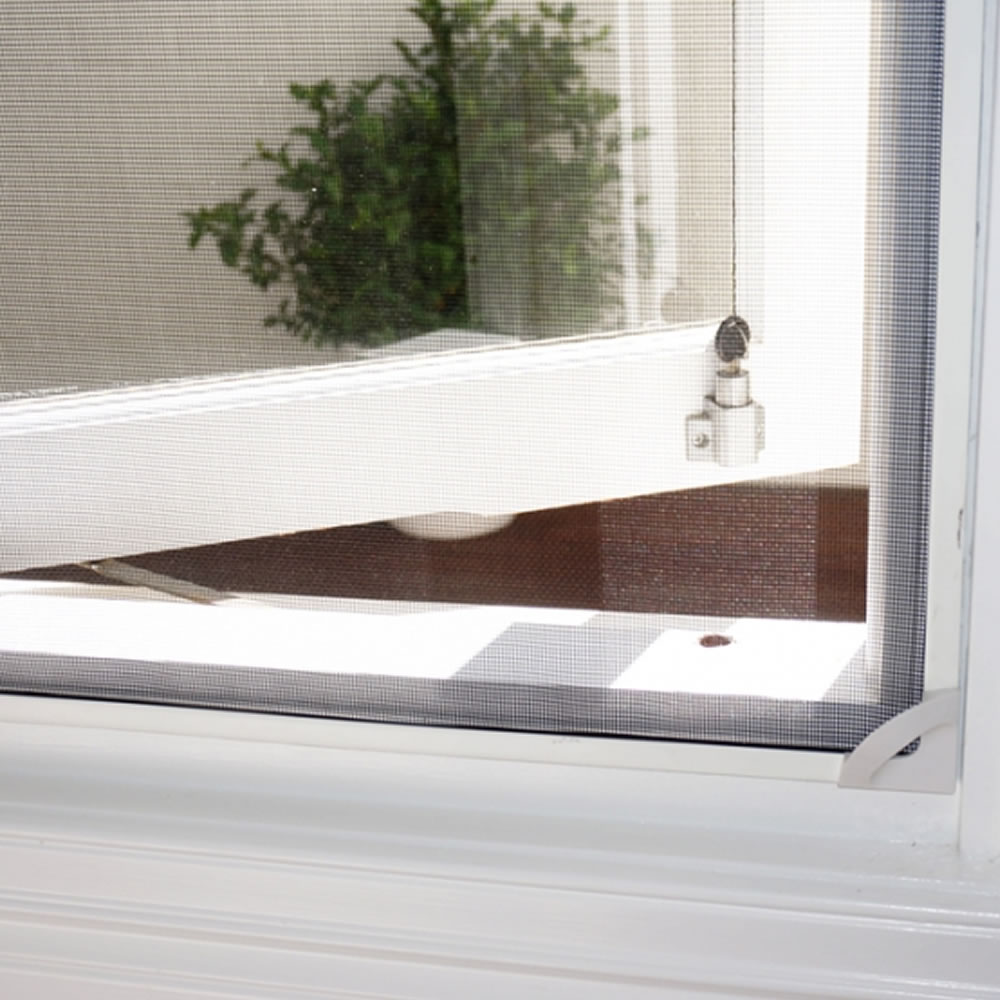 Magnetic Window Screen - White Frame - Standard Mesh (Grey Mesh) - 500mm x 500mm | 19in x 19in, image 5