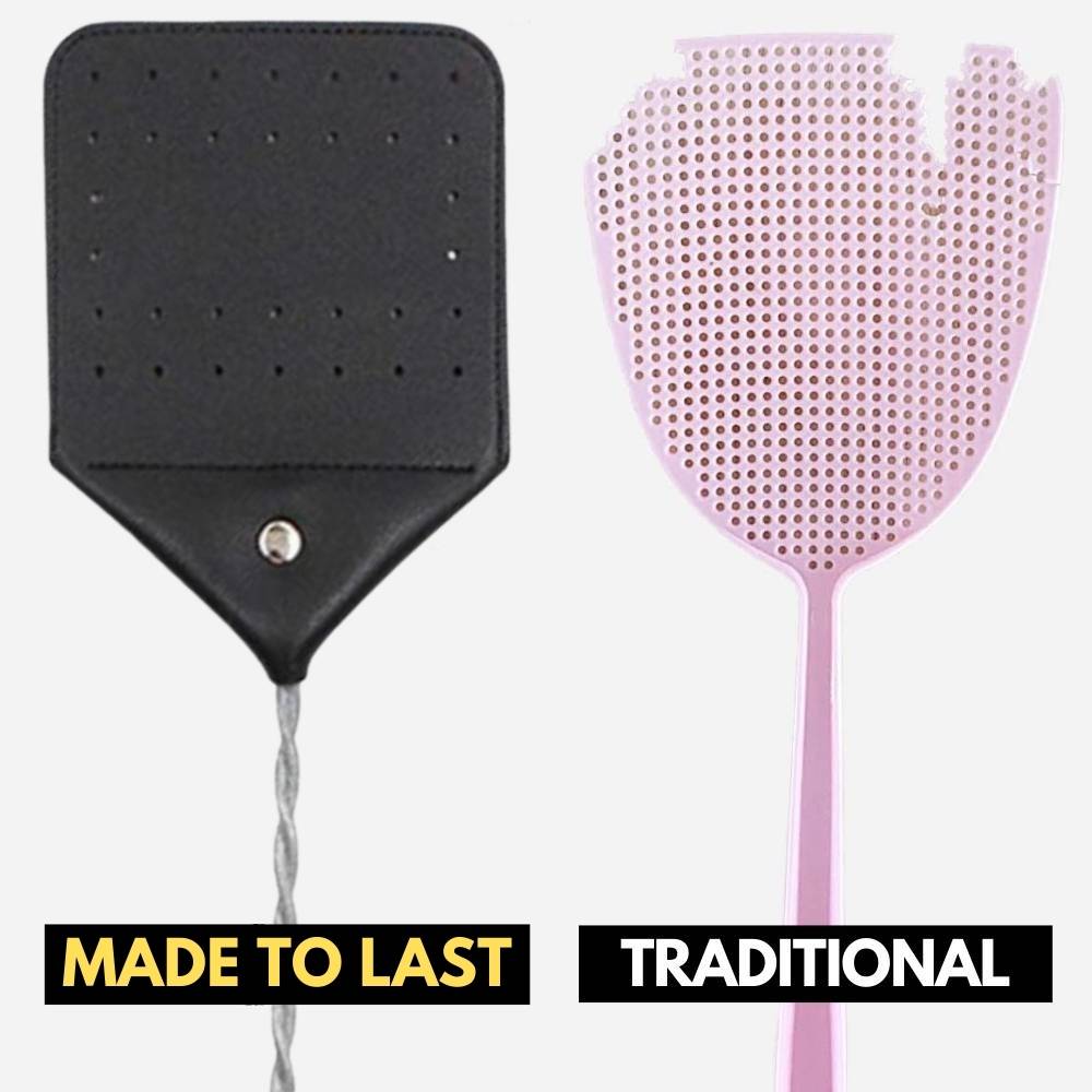 buy leather swatter for flies